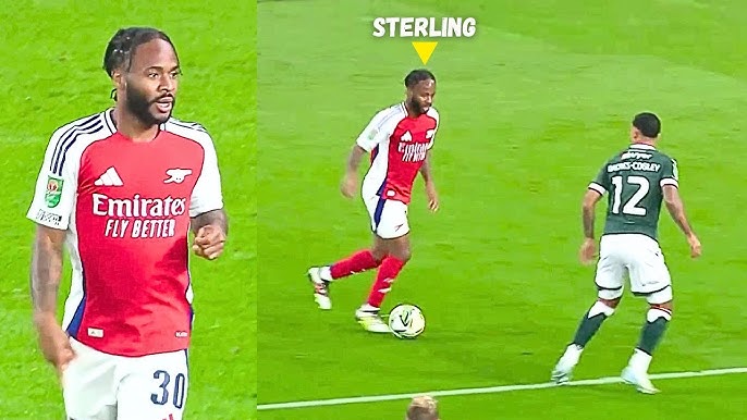 Raheem Sterling Showing His Class in Arsenal.