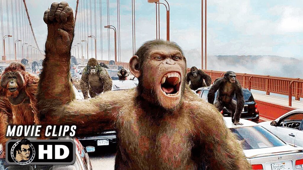 RISE OF THE PLANET OF THE APES CLIP COMPILATION